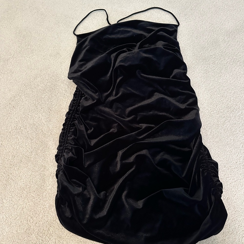 Black Velvet mini dress